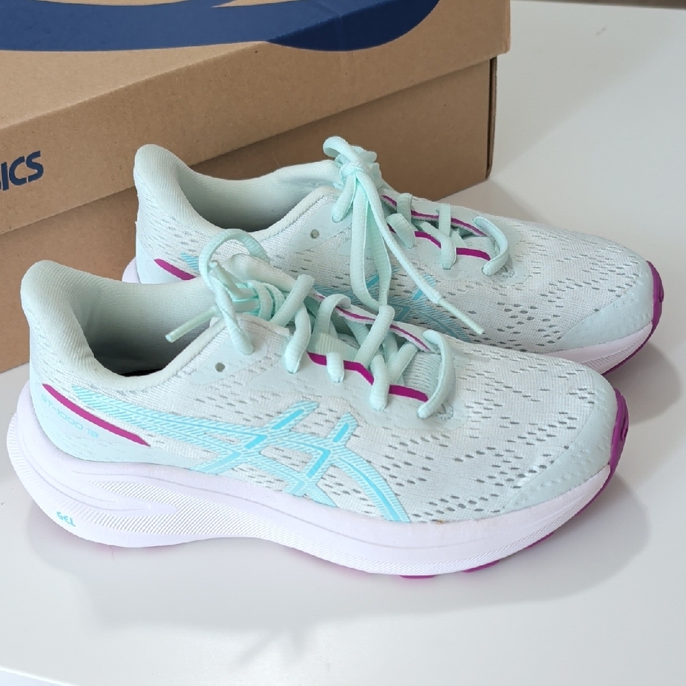 Asics GT-1000 Kids Sneakers NEW Size 1 Soothing Sea